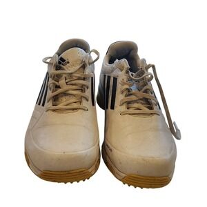Adidas Adizero‎ Golf Shoes Mens 9.5 White Yellow Spiked SPRINTWEB Q99000